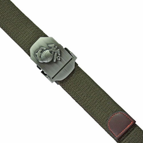 Preview: MFH USMC trouser belt, with embossing on the buckle